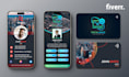 custom digital business card design for your professional image