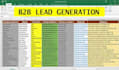 do b2b lead generation, web research and prospecting