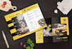 make editable restaurant menu digital menu, food menu design