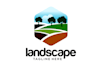 make modern unique landscaping logo design for you