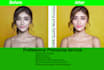 do professional photo retouching