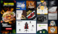 create professional custom graphic designs, logo, and vector redesigns in 24h