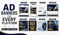 design ad banners for social media, websites and ads