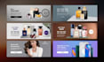 design website banners and headers and social media banners
