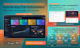 do custom web app development, build cms in laravel php react