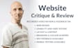 do a website review, critique, user testing and give feedback