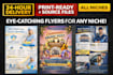 do professional flyer design, creative business flyer design