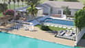 do 3d design backyard  front yard design with architecture
