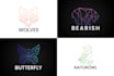 design modern geometric animal logo for your brand