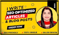 write unique SEO optimized articles with keywords and images