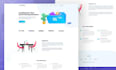 convert landing page web front designs to HTML CSS javascript react