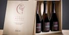 design an ultra premium champagne and sparkling wine label