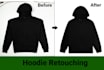 do clothes retouching wrinkle remove and ghost mannequin effect