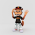 do 2d and 3d character design and animation di blender