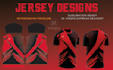 do custom jersey  and sublimation t shirt polo, or mockup, ice hockey, template