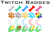 create bit badges, and sub badges for your stream