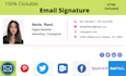 create professional clickable html email signature