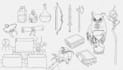 create custom hand drawn digital illustrations