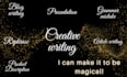 write excellent and compelling  creative writing pieces