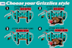 make your professional custom logo with grizzlies vancouver