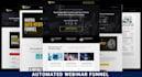 provide kartra pre built website and webinar funnel