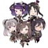 draw cute chibi group with anime style