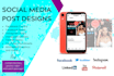 design your social media posts and banners