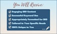 write successful SEO website content or blog posts