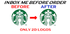 recreate your blur logo to clear image in just 2hr
