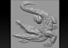 make a 3d model of the bas relief for cnc, 3d print