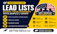 provide rich elderly citizen leads, first hit sweeps leads, gamblers leads