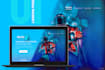 design your website landing page UI in photoshop