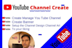 guarantee youtube  channel create with promotion results