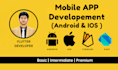 develop android and ios mobile application with flutter