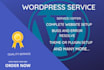 make an outstanding  wordpress website