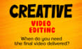 do cinematic video editing