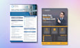 design one pager, canva flyer, sell sheet, media kit, print ad, magazine ad