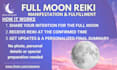 do full moon reiki for manifestation and fulfillment