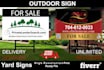 design creative and best custom yard signs
