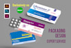 do packaging design and products label design