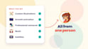 create a 2d motion graphics explainer video for your business