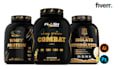 do a premium supplement label design, product label design