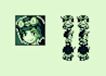 make gameboy rpg style character with portrait