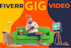create awesome fiverr gig video to promote your gig