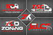 design auto transport logistic and trucking logo in 24 hours