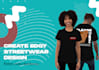 make awesome graphic t shirt design for streetwear apparel