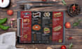 design food menu, restaurant and digital menu