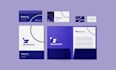 design professional business card and complete stationery kit