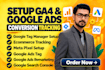 google analytics 4 setup, ga4 ecommerce, ads conversion tracking via tag manager