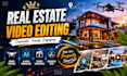 do professional real estate video editing and ai real estate videos in 24 hours